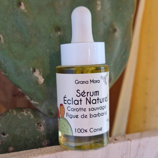 Sérum Éclat Naturel à l'Huile de Graines de Figues de Barbarie Corses 15ml - 100 % Corse