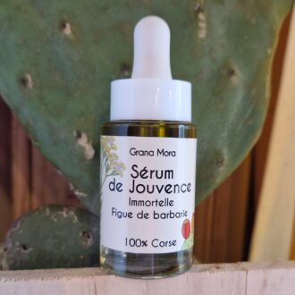 Sérum de Jouvence à l'Huile de Graines de Figues de Barbarie Corses 15ml - 100 % Corse