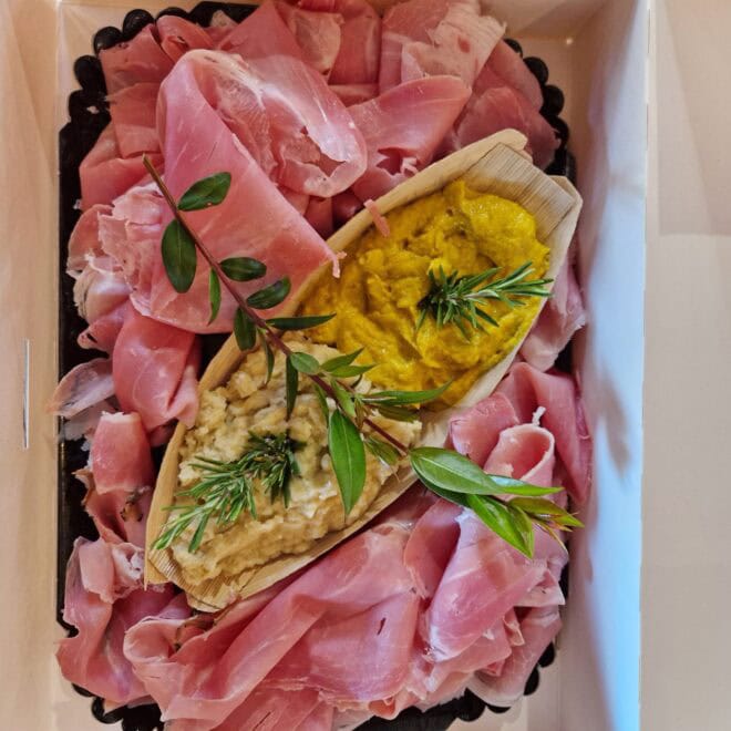 CHIFFONNADE DE JAMBON A LA TRUFFE ET SES DIPS DE LEGUMES 3/4 PERSONNES – Image 3