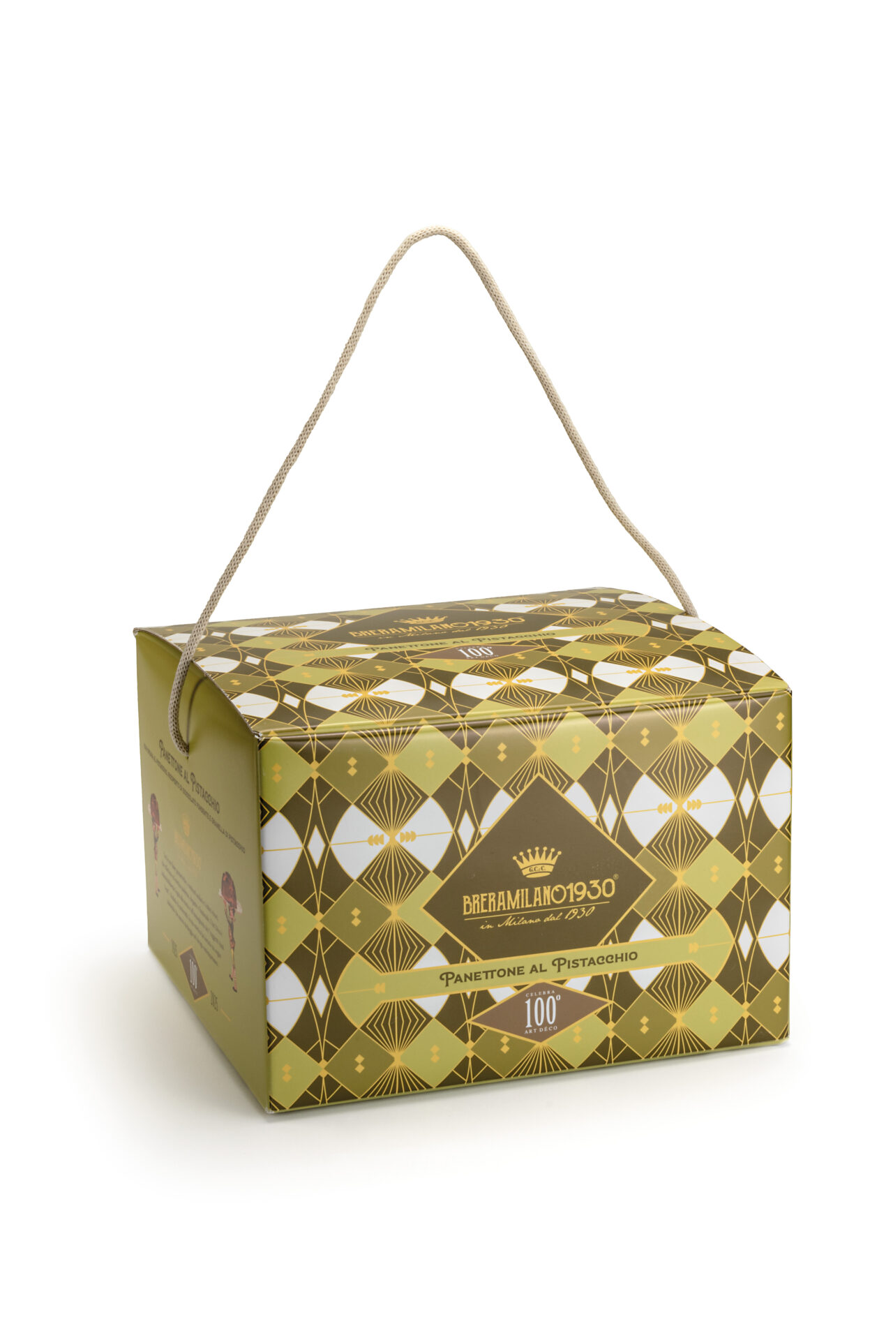 PANETTONE A LA PISTACHE 1KG -BRERAMILANO1930