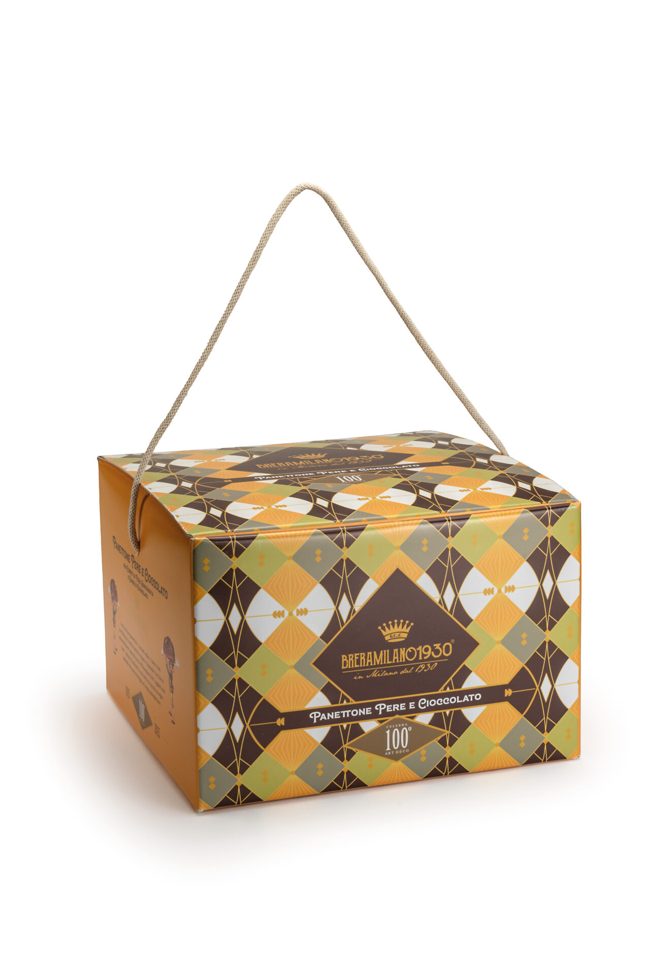 PANETTONE POIRE CHOCOLAT 1KG -BRERAMILANO1930