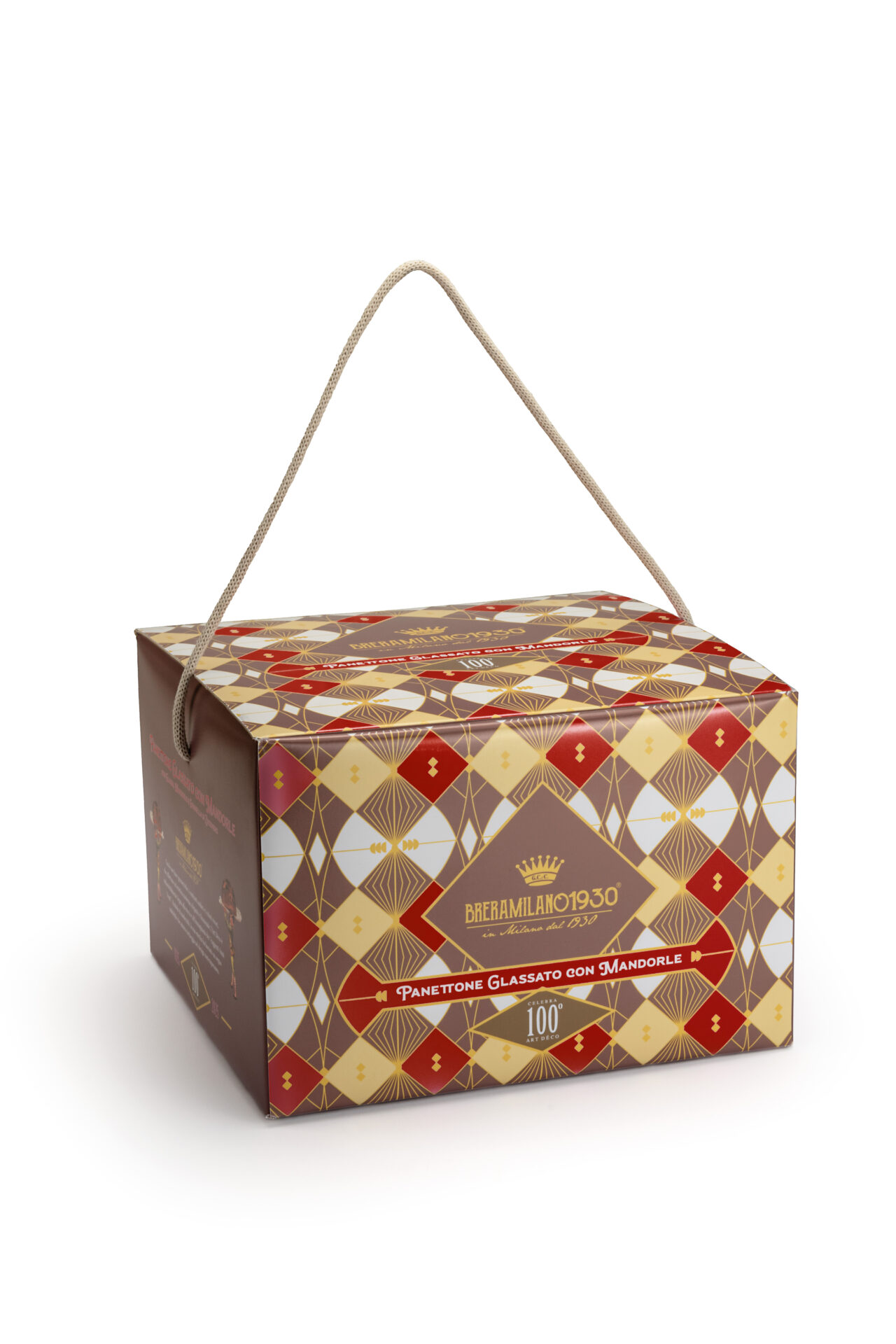 PANETTONE GLACE AUX AMANDES 1KG - BRERAMILANO1930