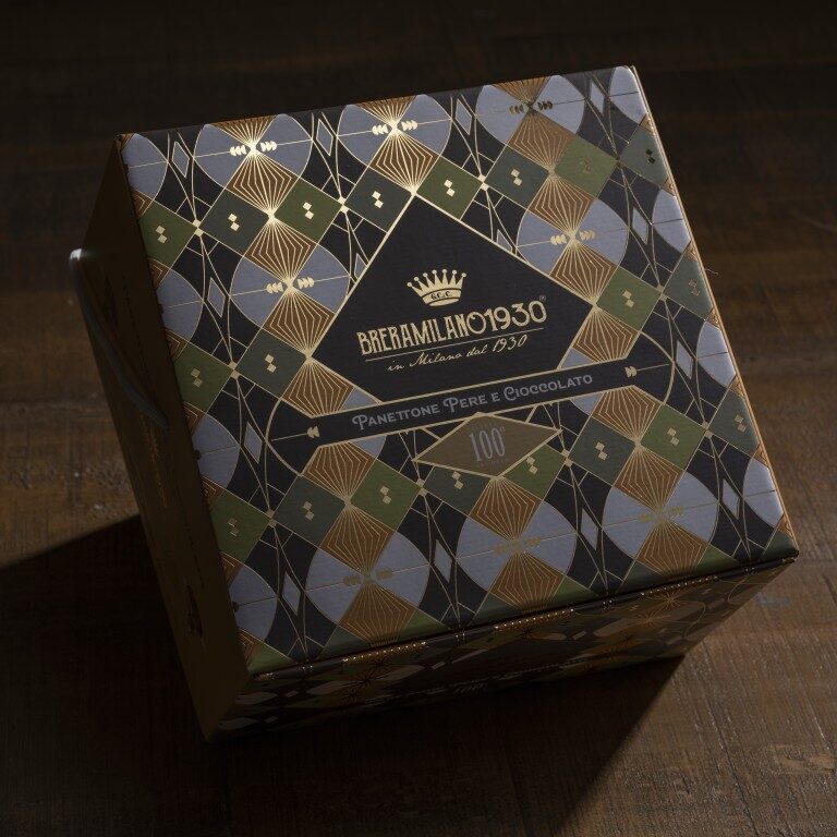 PANETTONE POIRE CHOCOLAT 1KG -BRERAMILANO1930 – Image 3