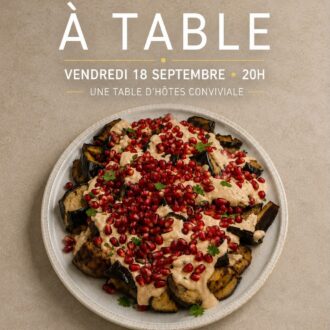 A TABLE! table privée du 18 septembre 2026