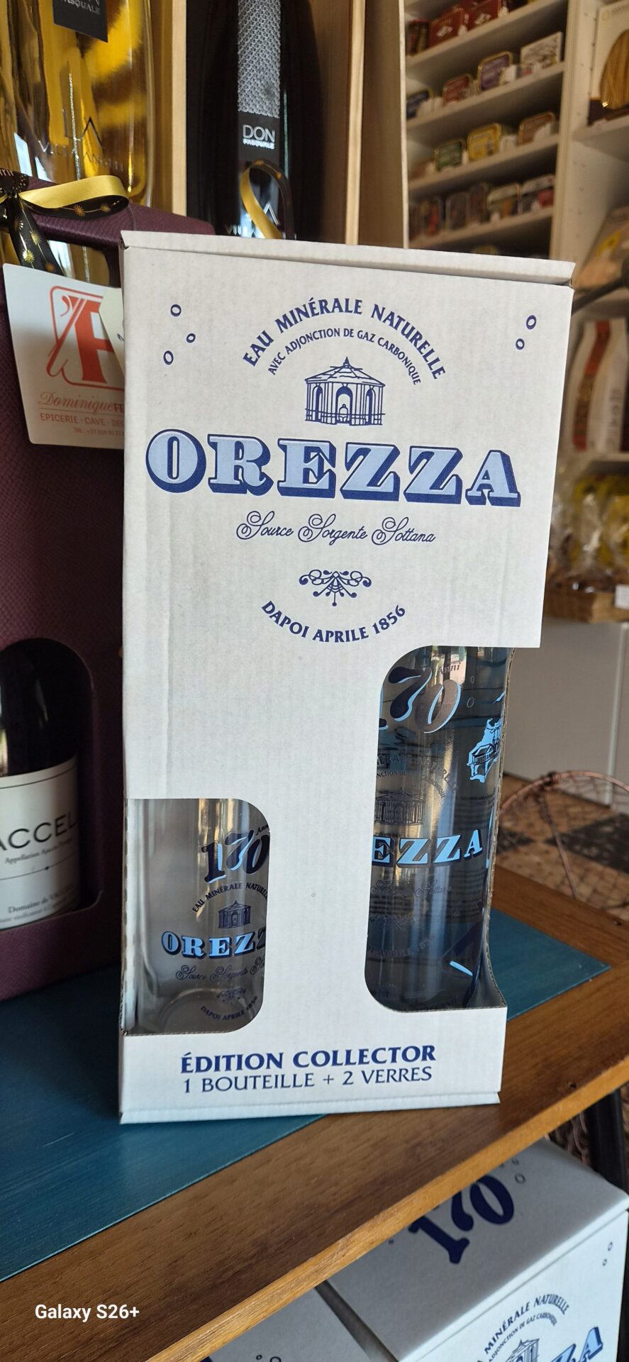 COFFRET COLLECTOR OREZZA 170 ANS EDITION LIMITEE AVEC VERRES SERIGRAPHIES